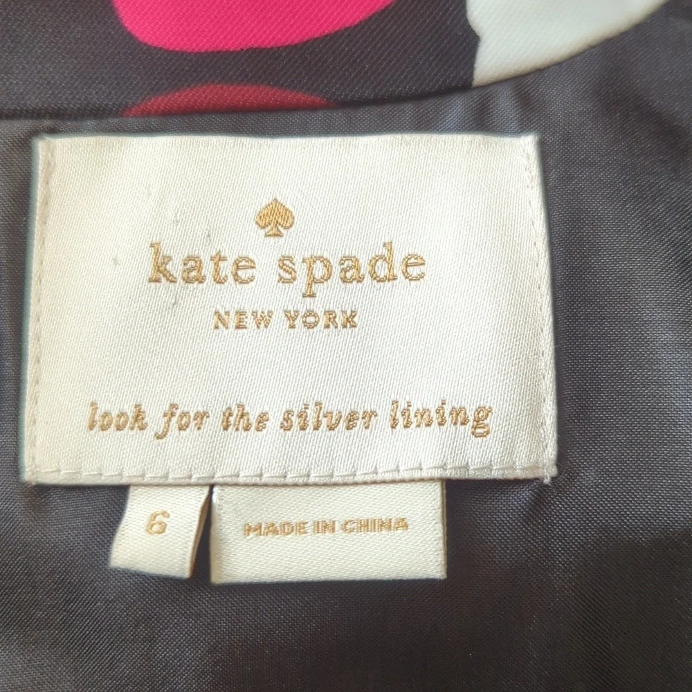 Kate Spade Falling Florals V-Neck Dress